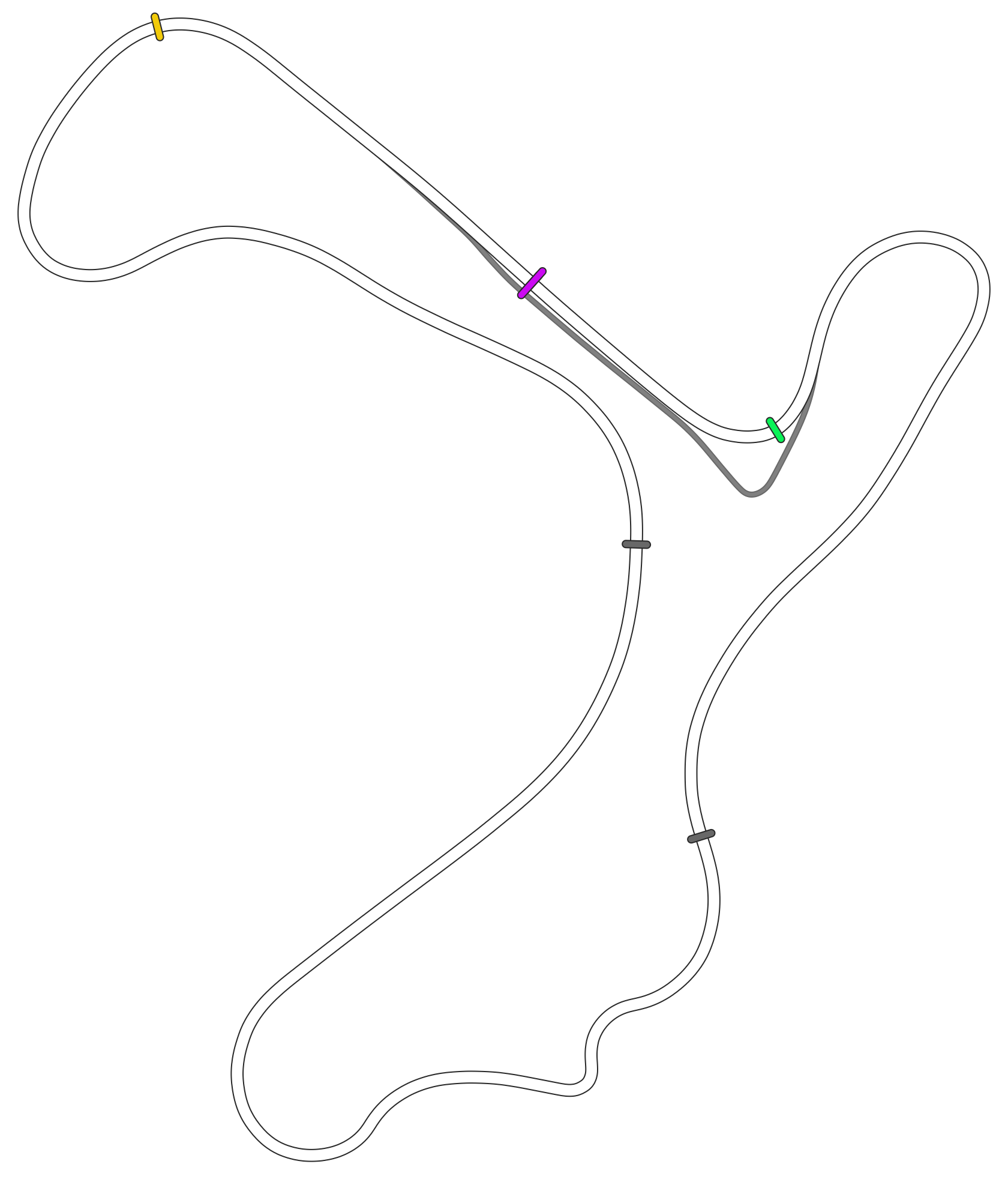 Horsma Raceway - Trophy layout with Corkscrew
