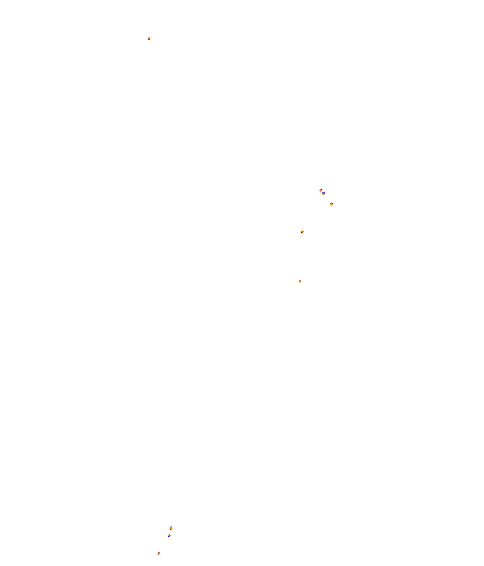 Horsma Raceway - Trophy layout with Corkscrew collisions